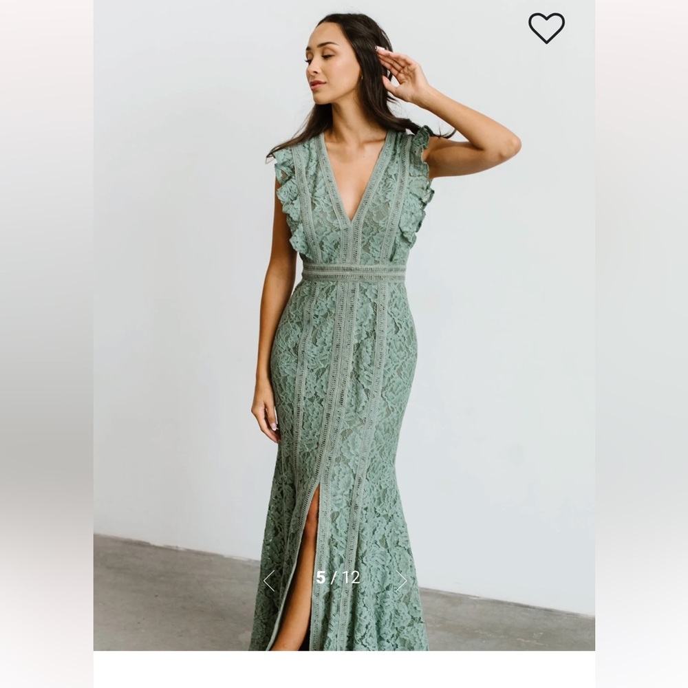 Baltic Born Monroe Lace Dress-PINK-S